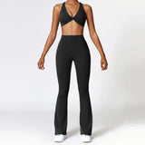 Yoga Set 2 Pieces Gym Set Workout Clothes for Women Seamless High Waist Leggings Sports Bra Suit Female Clothing Women Tracksuit