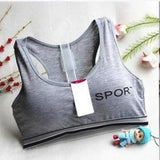 Women's Shockproof Fitness Sports Bra – High-Intensity Yoga Bralette, Breathable Cotton Gym Vest, Sexy Supportive Workout Top