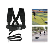 Sled Harness Football Workout Equipment Adjustable Trainer of Speed Straps Ski Safety Belt Resistance Vest Sled Harness