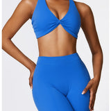 Yoga Set 2 Pieces Gym Set Workout Clothes for Women Seamless High Waist Leggings Sports Bra Suit Female Clothing Women Tracksuit