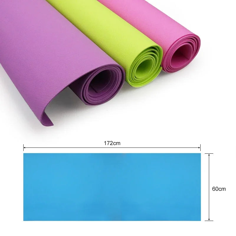 1PC 3-6MM Thick Yoga Mat Anti-skid Sports Fitness Mat  EVA Comfort Foam Yoga Matt for Exercise, Yoga, and Pilates Gymnastics Mat