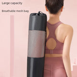 Portable Yoga Mat Carry Bag – Breathable Mesh Storage Bag for Gym, Pilates, and Fitness Foam Rollers