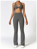 Yoga Set 2 Pieces Gym Set Workout Clothes for Women Seamless High Waist Leggings Sports Bra Suit Female Clothing Women Tracksuit