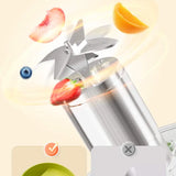 ✨ KINSCOTER Portable Juicer Cup – 6 Stainless Steel Blades, USB Rechargeable Smoothie Blender