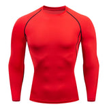 Men'S Long Sleeves T-Shirt Fitness Sportswear Spring Autumn Athletic Quick Dry T-Shirt Gym Running Sports Outdoor Tops for Men